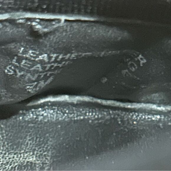 TORY BURCH black gold wedge heels pumps shoes women’s 7 - Picture 3 of 9